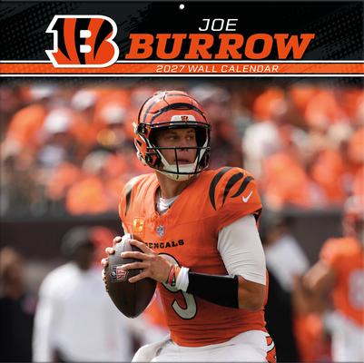 Cincinnati Bengals Joe Burrow 2027 Wall Calendar
