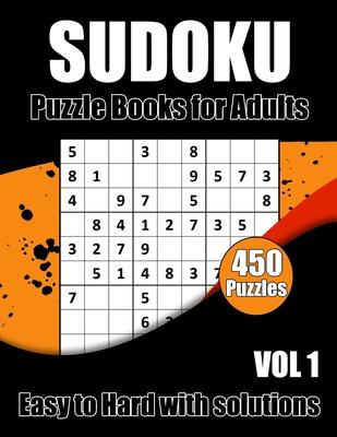 Sudoku Puzzles Easy to Hard: 450 Sudokus puzzle book for adults With Full Solutions