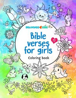 Bible verses for Girls: Coloring Book