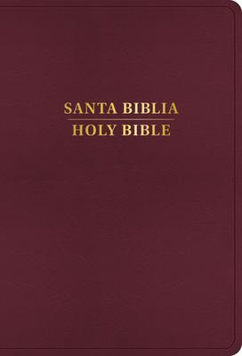 Rvr 1960/KJV Biblia Bilinge Letra Grande, Borgoa Imitacin Piel (Edicin 2024)