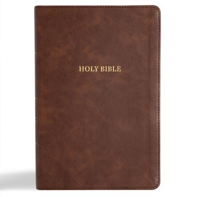 CSB Grace Bible, Brown Leathertouch (Dyslexia Friendly)