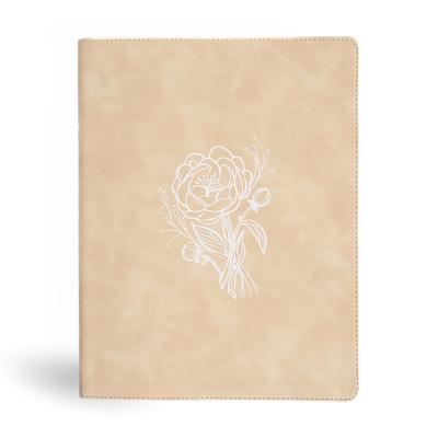 CSB Illustrator's Notetaking Bible, Large Print Edition, Cream Leathertouch Subscription