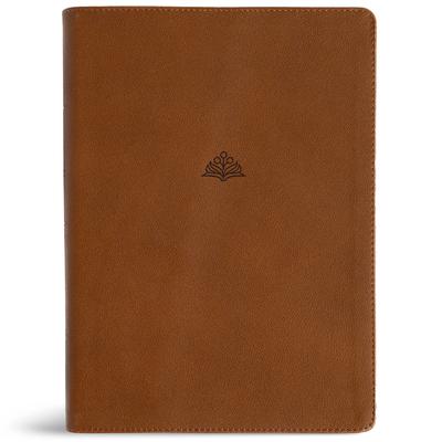 CSB Women's Study Bible, Saddle Brown Genuine Leather Subscription