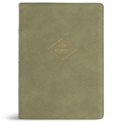 CSB Women's Study Bible, Sage Suedesoft Leathertouch Subscription