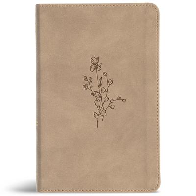 CSB Personal Size Bible, Digital Study Edition, Earth Suedesoft Leathertouch Subscription