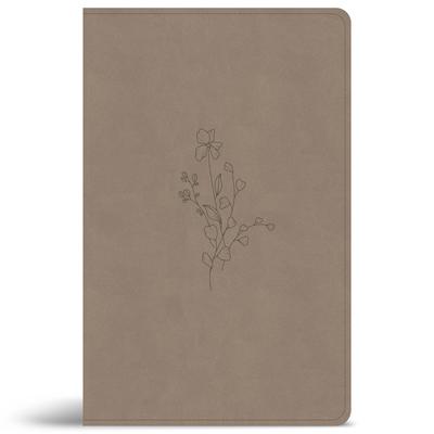 CSB Thinline Reference Bible, Digital Study Edition, Earth Suedesoft Leathertouch Subscription