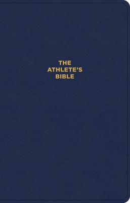 CSB Athlete's Bible, Revised and Updated, Optimal Type, Navy Leathertouch: Devotional Bible for Athletes Subscription