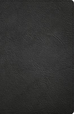 CSB Large Print Personal Size Reference Bible, Optimal Type, Digital Study Edition, Black Genuine Leather Subscription