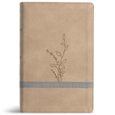 KJV Large Print Personal Size Reference Bible, Earthen Suedesoft Leathertouch, Indexed Subscription