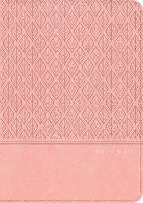 CSB Personal Size Giant Print Bible, Optimal Type, Digital Study Edition, Pink Leathertouch, Indexed Subscription
