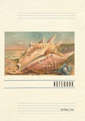 Vintage Lined Notebook Greetings from Laguna Beach