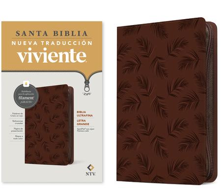 Biblia Ultrafina Ntv, Letra Grande de Zper Con Filament (Sentipiel, Palmera Caf, Letra Roja) Subscription