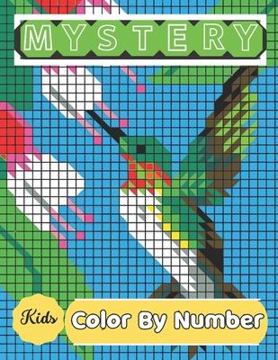 Mystery Mosaic Color By Number: Adults and Kids with Beautiful & Funny 50 Coloring Pages for Relaxation & Stress Relief - Great Gift Ideas (Mystery Mo