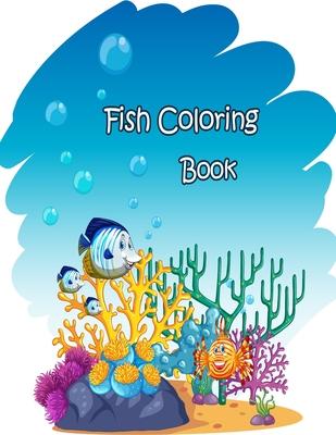 Fish Coloring Book: Fish coloring for children under 12 years old