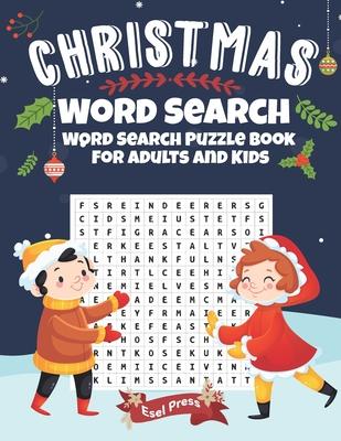 Christmas Word Search - Word Search Puzzle Book For Adults And Kids: - Large 8.5" x 11" - Christmas word search activity book