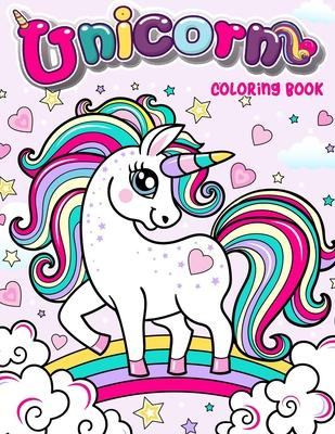 Unicorn Coloring Book: Big Unicorns Activity Coloring Book for Girls, Kids, Toddlers Bonus Mazes Puzzle Ages 4-8 Perfect Gifts