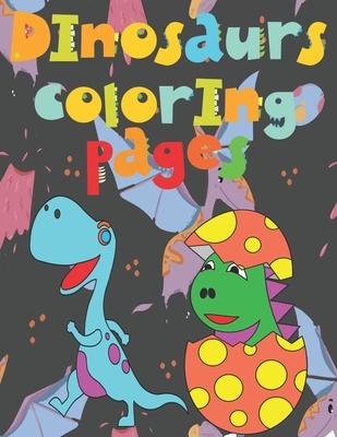 Dinosaurs coloring pages: book 140 Fantastic Dinosaurs coloring pictures all different, educational from 3,4,5,6,7,8,9,10 years