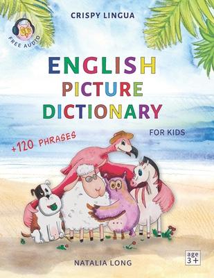 English Picture Dictionary for kids: A board game, colors, numbers, shapes, ABC, first words and phrases