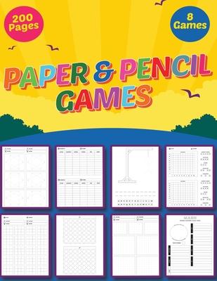 Pencil and Paper Games: Multiplayer Activity Book - Fun games to play while you are traveling - Ultimate Activity Book For Kids and Adults - 8