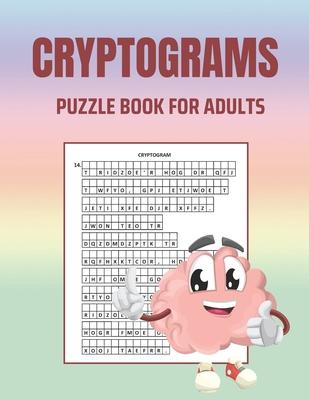 Cryptograms Puzzle Book for Adults: Brain Health Puzzle Book for Adults: Large Print Puzzles to Sharpen Your Mind: Cryptoquips Puzzles