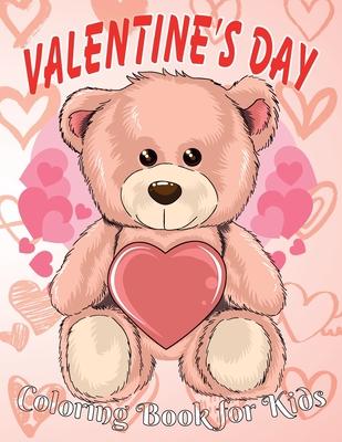 Valentine's Day Coloring Book for Kids: 8.5*11, 100 page - Valentine's day gift 2021 - Cute Coloring Book for Little boys and girls - Animals, Unicorn