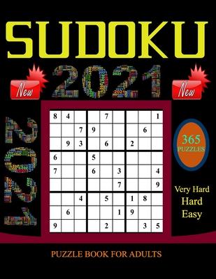 Sudoku Puzzle Book for Adults: 365 Easy to Very hard Sudoku Puzzles with Solutions paperback game suduko puzzle books for adults large print sudoko .