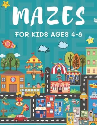 Mazes for Kids Ages 4-8: 150 Maze Puzzle Book for Kids Ages 4-6, 6-8 Easy to Hard Maze Activity Book for Kids Subscription