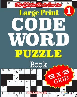 Large Print CODEWORD PUZZLE Book; Vol. 1 Subscription