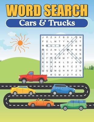 Word Search Cars & Trucks: Word Find Puzzle Book For The Car Enthusiast