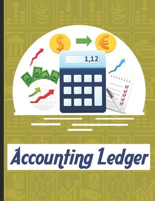 accounting ledgers: for bookkeeping Accounting General Ledge, sustained and long lasting tracking and record keeping Size:8.5"x11" in 100