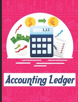 accounting ledgers: for bookkeeping Accounting General Ledge, sustained and long lasting tracking and record keeping Size:8.5