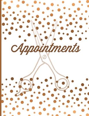 Appointments: Hair Salon Appointment Setting Book