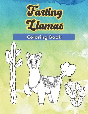 Farting Llamas: A Funny Coloring Book