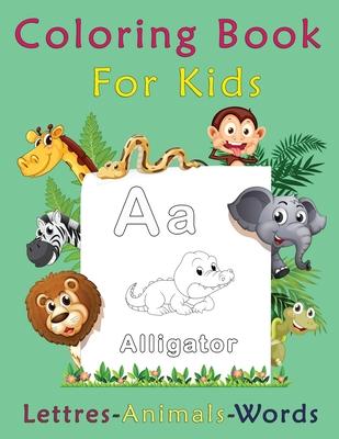 Coloring Book For Kids, Letters-Animals-words: preschool and kindergarten coloring books Subscription