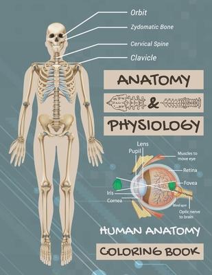 Anatomy & Physiology: Human Anatomy Coloring Book: Human Body Coloring Book, The Anatomy Of Coloring Book.