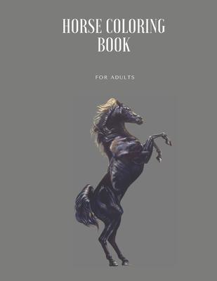 Horse coloring book for adults: More than 50 character of horses to color