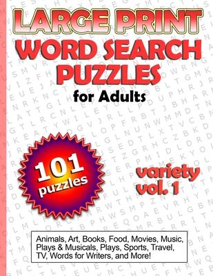 Large Print Word Search Puzzles for Adults