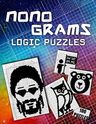 Picross Nonograms Puzzle Book - Hanjie Pixel Logic: 100 Challenging Puzzles Easy To Hard Japanese Crosswords Griddlers Paint By Numbers Picture Cross