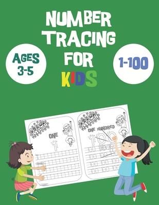 Number tracing books for kids ages 3-5 1-100: Number Tracing Book for Preschoolers and Kids Ages 3-5, Number tracing book, Number tracing book 1 to 10