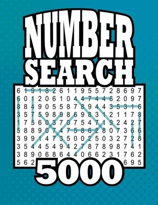 Number Search 5000: 5,145 Number Strings 105 Large Print Puzzles Book Subscription