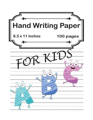 Handwriting Practice Paper A B C For Kids: Preschool writing Workbook Learning and Practice Workbook, Kindergarten and Kids Ages 3-5. ABC handwriting