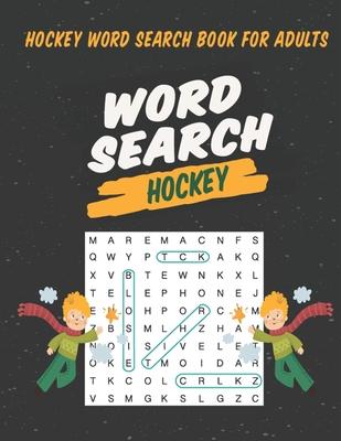 Hockey Word Search Book For Adults: Large Print Puzzle For Adults & Seniors