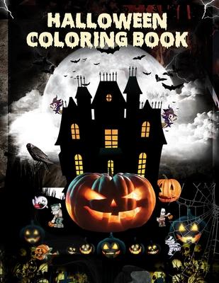 Halloween Coloring Book: Relaxing Halloween coloring books for adults 102 8.5 x 11 pages