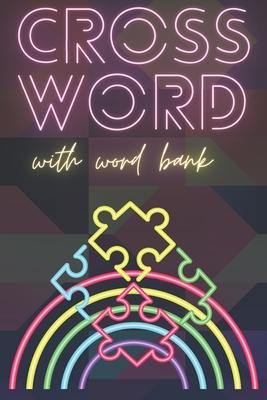 Crossword with Word Bank: Crosswords for Seniors, Crossword Puzzle Books for Adults Crossword for Men and Women, Puzzle Books for Seniors, 100 P Subscription