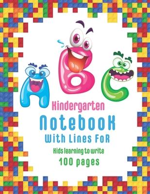 ABC kindergarten Notebook: 100 Blank handwriting practice paper with dotted lines (Handwriting Practice Paper Notebook For Kids)