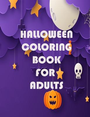 Halloween Coloring Book For Adults: Happy halloween designs