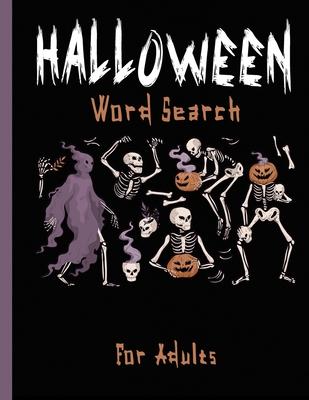 Halloween Word Search For Adults: Large Print Word Search for Adults and Teens, Halloween Word Search Book