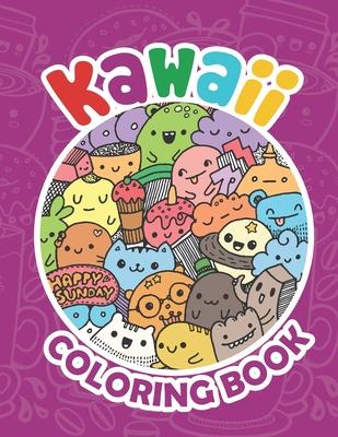 Kawaii Coloring Book: Kawaii Coloring Book For Teens, Kawaii Doodle Cute Japanese Style