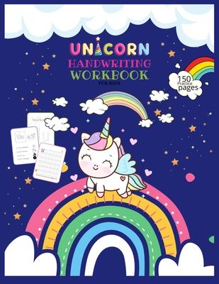 Unicorn Handwriting Workbook for Kids: Unicorn Handwriting Practice Paper Letter Tracing Workbook for Kids -ABC Letter Tracing for Preschoolers - Kind