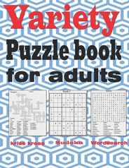 Variety puzzle book for adults: Large Print puzzle book mixed - kriss kross, Wordsearch, Sudoku Subscription